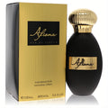 Chic Dumont Afiona 3.4 oz Eau De Parfum. Black ribbed bottle, elegant gold fluted cap, and luxurious gold box.
