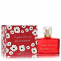 English Laundry Proper Poppy 3.4 oz EDP: vibrant red glass bottle with elegant gold trim, clear cap, and floral box.