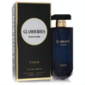 Stunning Fariis Glamourous 3.4 oz Eau De Parfum. Luxurious dark blue faceted bottle with gold details and matching black box.