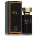 Sophisticated black Riiffs Fiction Oud Hair Mist 1.7 oz bottle and box, featuring elegant gold accents and cap.