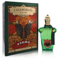 Distinctive Fiero by Xerjoff 3.4 oz men's EDP. Elegant green glass bottle, gold cap, and ornate Casamorati vintage box.