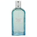 Abercrombie & Fitch First Instinct Blue women's 3.4 oz perfume. Sleek blue glass bottle with a silver cap.