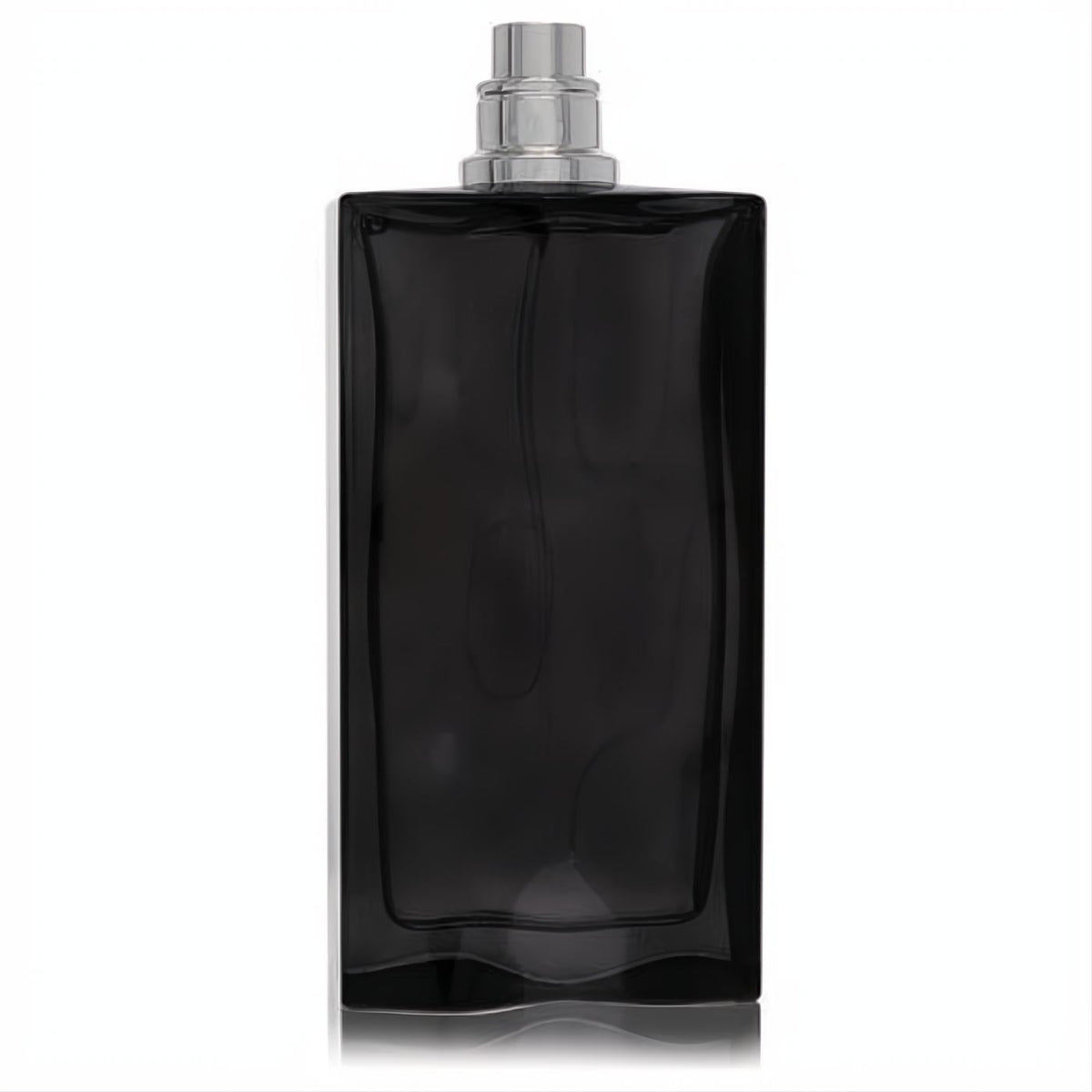 Abercrombie & Fitch First Instinct Blue men's cologne. Sleek dark glass bottle, modern rectangular design, silver spray cap.