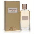 Abercrombie & Fitch First Instinct Sheer 1.7 oz EDP. Elegant clear glass bottle with rose gold cap and matching gold box.