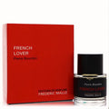 Frederic Malle French Lover 1.7 oz men's Eau de Parfum. Clear glass bottle, black cap, and bold red box. Elevate your scent.