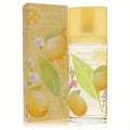 Elizabeth Arden Green Tea Citron Freesia 3.4 oz EDT spray. Clear bottle with vibrant lemon, freesia, green leaves, yellow cap, and matching box.
