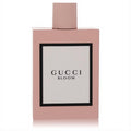 Chic Gucci Bloom women's Eau De Parfum tester. Elegant pale pink rectangular bottle with iconic white label.
