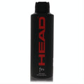 Elevate your scent with Head Fire men's body spray, 6.8 oz, in a sleek matte black bottle with bold red branding.