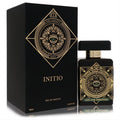 Initio Oud For Greatness Neo 3.04 oz unisex EDP. Striking black bottle and box featuring intricate gold eye motif.