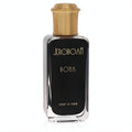 Jeroboam Boha Extrait De Parfum: Elegant 1 oz clear glass bottle with a bold black front and luxurious gold cap.