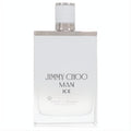 Experience Jimmy Choo Man Ice men's cologne. Frosted white glass bottle, sleek silver cap. Refreshing EDT.
