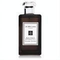 Jo Malone Dark Amber & Ginger Lily 3.4 oz cologne in a sleek dark glass bottle with a clear faceted cap.