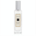 Jo Malone English Pear & Freesia unisex cologne spray. Clear glass bottle, sleek silver cap, elegant cream label.