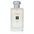 Experience Jo Malone Waterlily: a chic frosted glass cologne bottle with a sleek silver cap, unboxed in protective wrap.