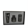 Sophisticated Kenneth Cole Black men's fragrance gift set: black EDT spray, after shave balm, and deodorant stick in a sleek display box.