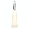 Elevate your senses with L'EAU D'ISSEY Issey Miyake 3.3 oz EDT. Frosted white glass, sleek silver cap. Aquatic floral fragrance.