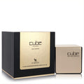 Le Gazelle Cube Gold Edition 2.53 oz men's Eau De Parfum. Sleek gold cube bottle and luxurious black & gold packaging.