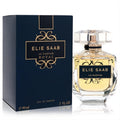 Luxurious Elie Saab Le Parfum Royal 3 oz EDP for women. Dark blue box, elegant clear bottle, gold label & faceted cap.