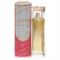 Lomani So Beautiful 3.3 oz Eau De Parfum. Radiant gold bottle, clear faceted cap, and chic pink & gold striped tube.