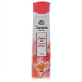 Vibrant Yardley London Mist 5.1 oz refreshing body spray. White can with alluring pink floral design and a chic coral cap.