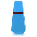 Distinctive Lou Lou by Cacharel 1.7 oz EDP spray bottle. Vibrant blue faceted design with a bold red band.