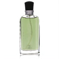 Experience Lucky You by Liz Claiborne men's cologne. 3.4 oz clear glass bottle, vibrant green liquid, sleek black cap.