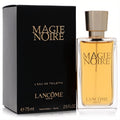 Spellbinding Magie Noire Lancome 2.5 oz EDT spray. Elegant black box, clear glass bottle with amber liquid & gold cap.