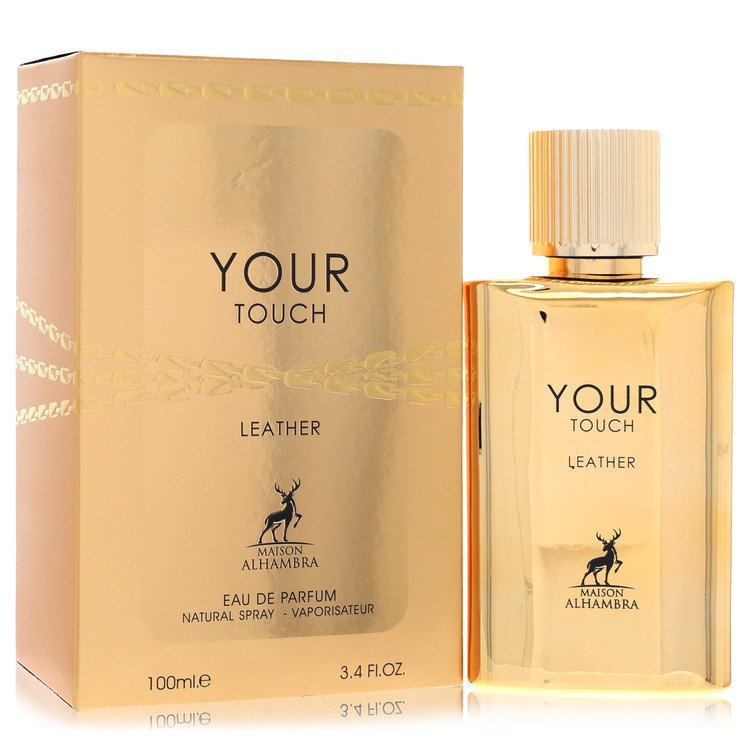 Maison Alhambra Your Touch Leather by Maison Alhambra - Eau De Parfum Spray (Unisex) 3.4 oz