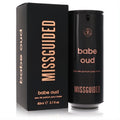Missguided Babe Oud 2.7 oz Eau De Parfum. Sleek black bottle with elegant rose gold lettering, presented with its matching box.
