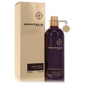 Montale Dark Purple 3.4 oz EDP. Rich dark purple metallic bottle with gold cap and elegant gold box.