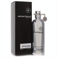 Elevate your scent with Montale Ginger Musk 3.4 oz unisex Eau De Parfum. Sleek silver bottle, unique cap, and black box.