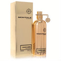 Experience Montale Powder Flowers 3.4 oz EDP. A radiant gold bottle with unique charm, presented in a matching luxury box.