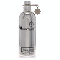 Montale Vanille Absolu 3.4 oz EDP. Luxurious shiny silver metallic bottle with 'MONTALE PARIS' branding and logo charm.
