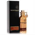 Experience Montale Wild Aoud 1.7 oz unisex EDP. Features a luxurious metallic gold bottle with a distinctive charm and elegant black box.