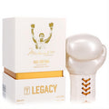 Iconic Muhammad Ali Legacy Round 7 Oud Edition men's 3.3 oz perfume in a white boxing glove bottle with gold accents.