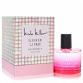 Nicole Miller Lueur De La Ville 3.4 oz Eau De Parfum. Elegant pink ombre bottle and dazzling mosaic gift box.