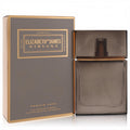Nirvana French Grey unisex EDP: elegant dark grey textured glass bottle with gold accents, next to its matching grey and gold box.