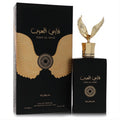 Nusuk Faris Al Arab 3.4 oz men's Eau De Parfum. Elegant black bottle with a majestic gold winged cap and matching luxurious packaging.