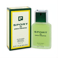 Paco Rabanne Sport 1.7 oz EDT. Sleek frosted green bottle, silver cap, and vibrant green/yellow box.