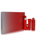 Perry Ellis 360 Red by Perry Ellis - Gift Set -- 3.4 oz Eau De Toilette Spray + .25 oz Mini EDT Spray + 6 oz Body Spray + 3 oz Shower Gel