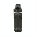 Experience Perry Ellis Reserve for Men 6.8 oz deodorizing body spray. Sleek matte black can, modern clear cap.