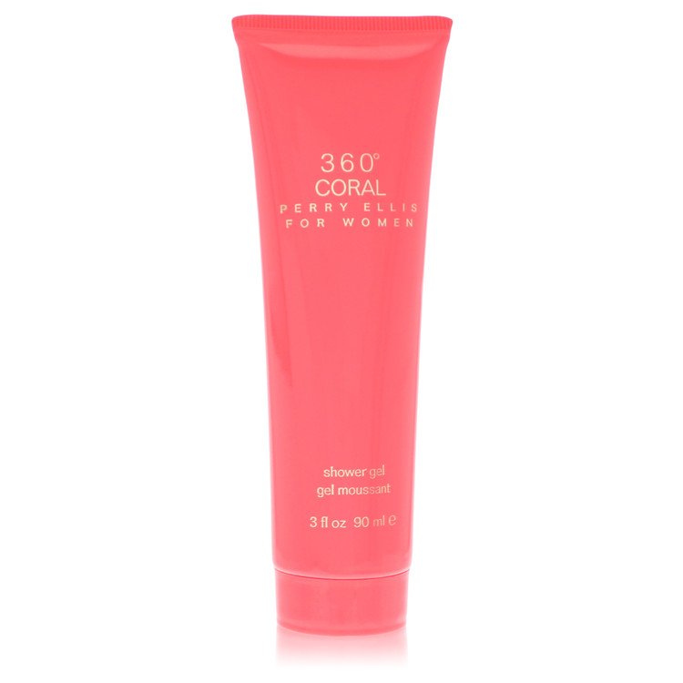 Perry Ellis 360 Coral by Perry Ellis - Shower Gel (unboxed) 3 oz
