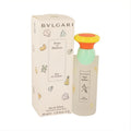 Bvlgari Petits & Mamans 1.3 oz EDT spray, featuring a whimsical animal-print box and frosted bottle with a vibrant orange and yellow cap.