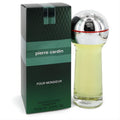 Pierre Cardin Pour Monsieur 2.5 oz EDT spray in a classic dark green box and sleek bottle with a distinctive silver cap.