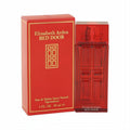 Elegant Elizabeth Arden Red Door 1 oz EDT spray in a vibrant red and gold box with a sleek matching glass bottle.