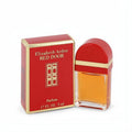 Elizabeth Arden Red Door .17 oz mini parfum. Distinctive red arched cap, clear glass bottle, and gold-trimmed box.