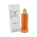 Laura Biagiotti ROMA 3.4 oz EDT tester. Vibrant orange bottle, luxurious gold cap, and white 'Tester' box.