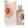 Remarkable People 3.4 oz EDP by Etat Libre D'Orange. Clear bottle, silver cap, red, white, blue target label, and elegant gold-patterned box.