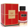 Luxurious Carolina Herrera Sandal Ruby 3.4 oz EDP. Bold red rectangular bottle with gold accents and matching elegant box.