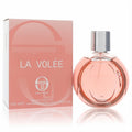 Sergio Tacchini La Volee 3.3 oz Eau De Toilette. Elegant round pink glass bottle with silver cap and matching branded box.